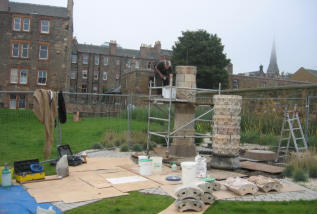 The Portobello Coade Stone Pillars